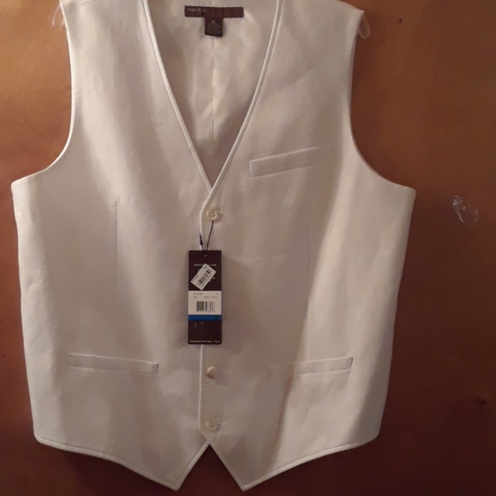 Bright White  Men's vest